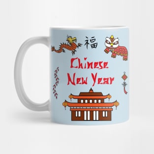 Chinese New Year symbols Mug